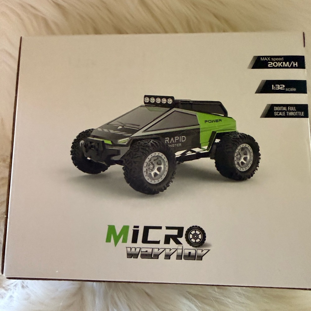 Micro Warrior Rapid Monster RC Car - Green
